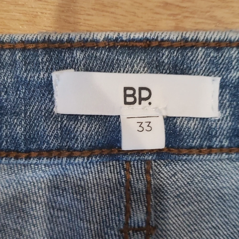 Bp Midrise Denim Distressed Shorts NWT